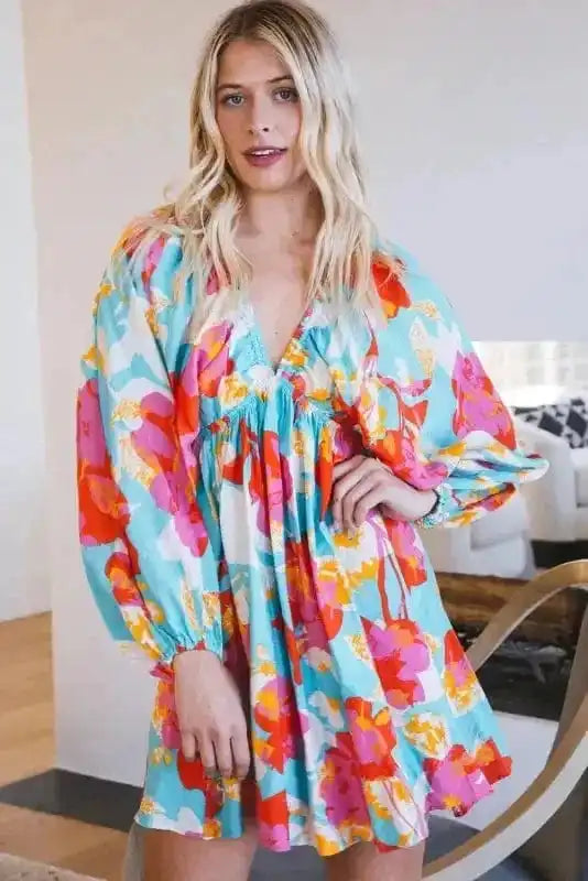 Floral Dresses Flora Charm Empire Dress