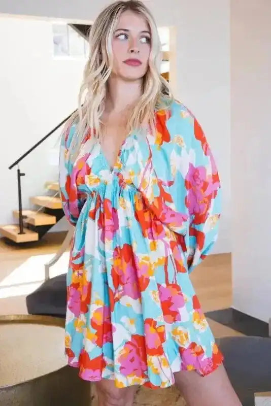 Floral Dresses Flora Charm Empire Dress