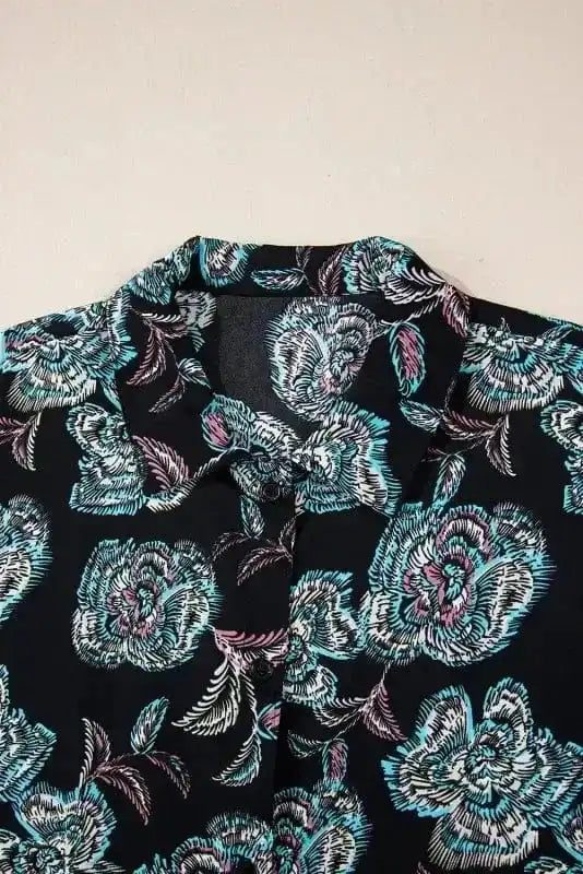 Floral Dresses Flora Fantasy Lapel Dress