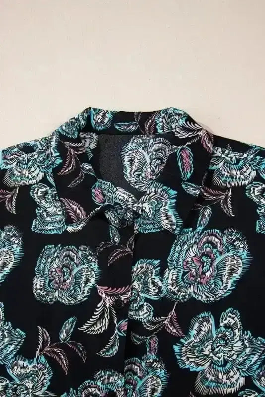 Floral Dresses Flora Fantasy Lapel Dress