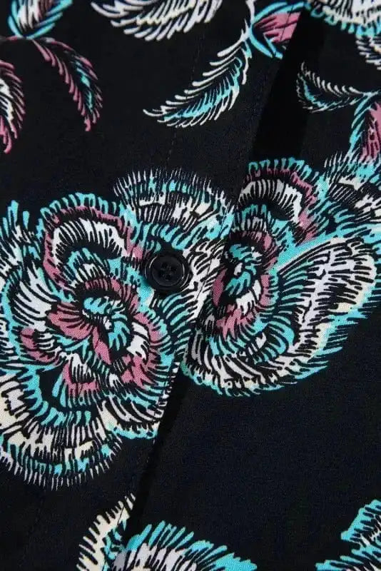 Floral Dresses Flora Fantasy Lapel Dress