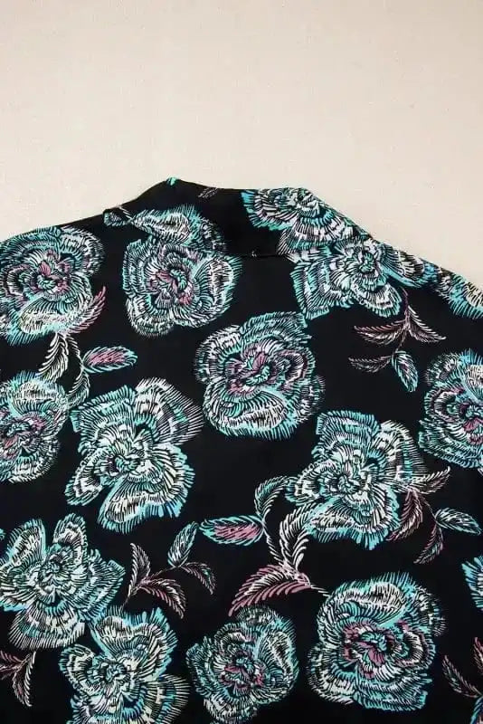 Floral Dresses Flora Fantasy Lapel Dress