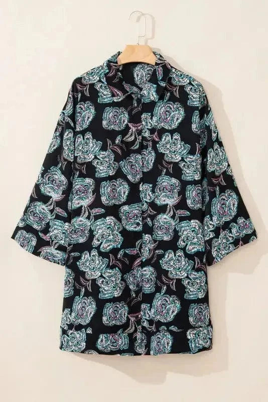 Floral Dresses Flora Fantasy Lapel Dress