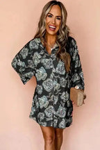 Floral Dresses Flora Fantasy Lapel Dress