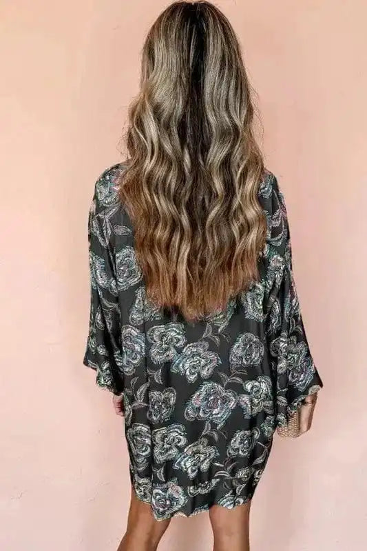 Floral Dresses Flora Fantasy Lapel Dress