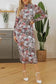Floral Dresses Floral  Bodycon Midi Dress