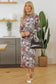 Floral Dresses Floral  Bodycon Midi Dress