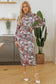 Floral Dresses Floral  Bodycon Midi Dress