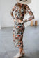Floral Dresses Floral  Bodycon Midi Dress