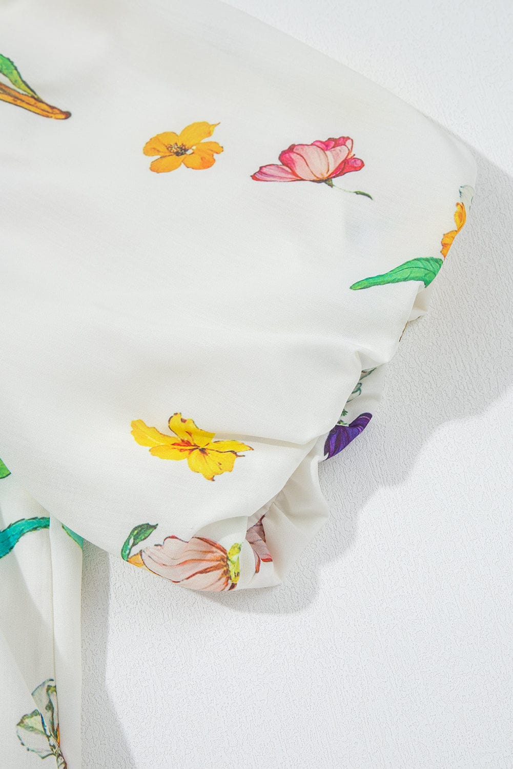 Floral Dresses Floral Fusion Puff Sleeve Dress