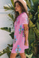 Floral Dresses Rose Floral Summer Mini Dress