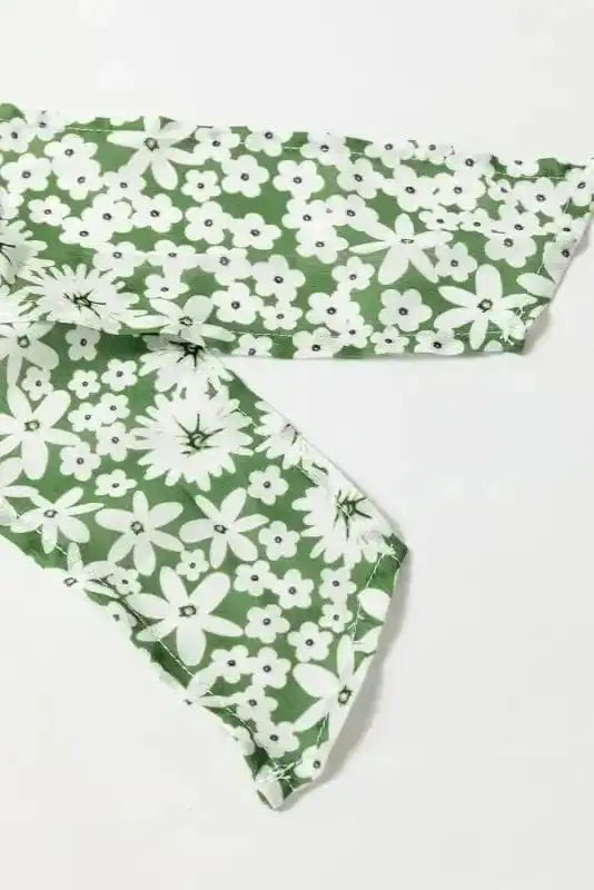 Floral Dresses Shirred Floral Mini Dress