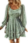 Floral Dresses Shirred Floral Mini Dress