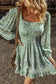 Floral Dresses Shirred Floral Mini Dress