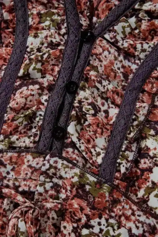 Floral Dresses Sienna Petal Tier Midi Dress