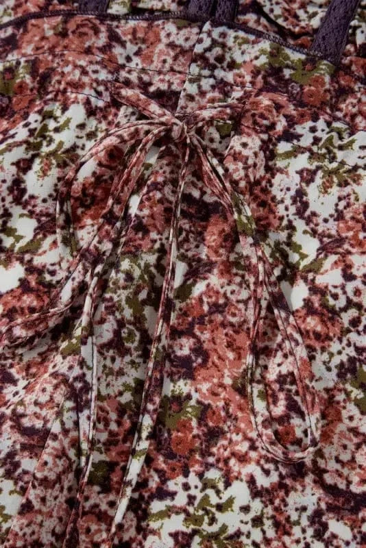 Floral Dresses Sienna Petal Tier Midi Dress