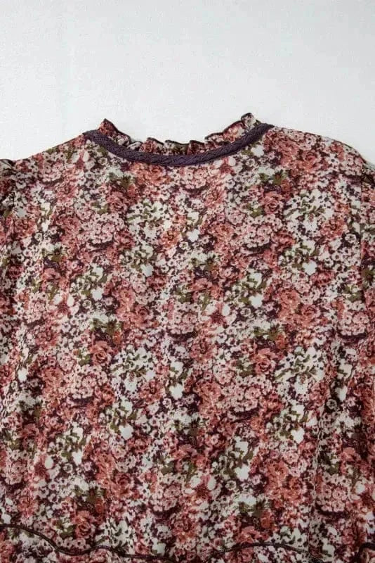 Floral Dresses Sienna Petal Tier Midi Dress