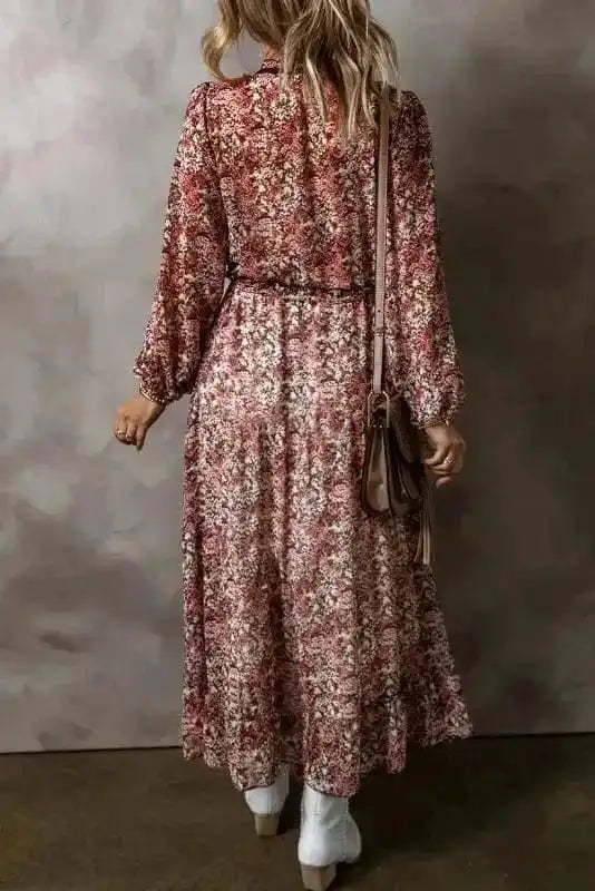 Floral Dresses Sienna Petal Tier Midi Dress