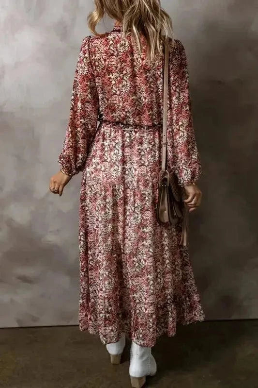 Floral Dresses Sienna Petal Tier Midi Dress