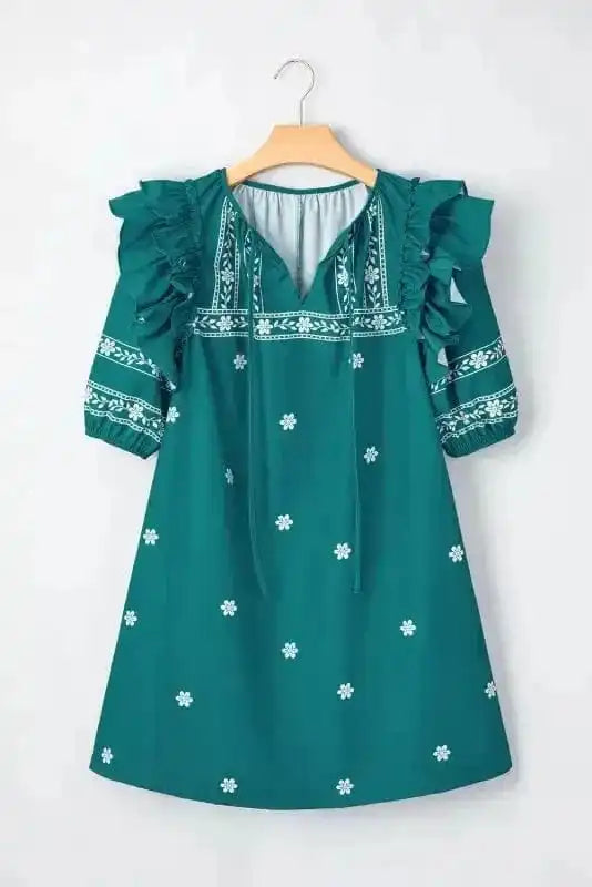 Floral Dresses Skobeloff Boho Chic Mini Dress