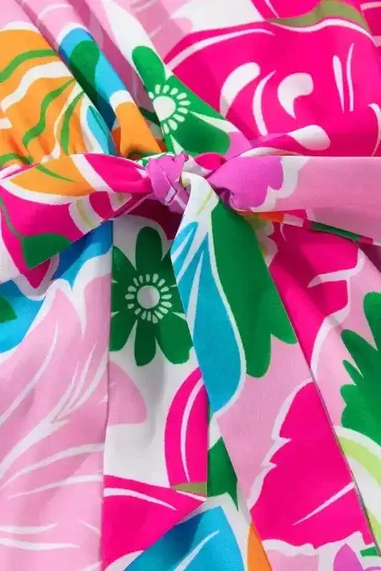 Floral Dresses Verdant Vogue Botanical Mini Dress