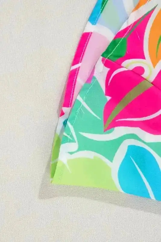 Floral Dresses Verdant Vogue Botanical Mini Dress