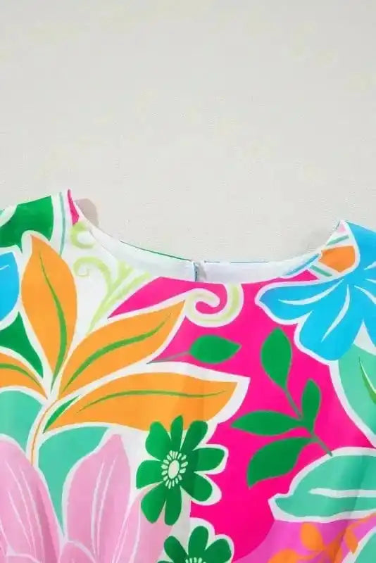 Floral Dresses Verdant Vogue Botanical Mini Dress