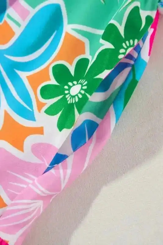 Floral Dresses Verdant Vogue Botanical Mini Dress