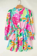 Floral Dresses Verdant Vogue Botanical Mini Dress