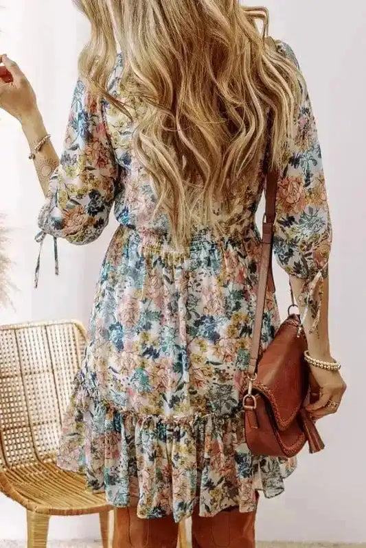 Floral Dresses Verve V-Neck Floral Dress