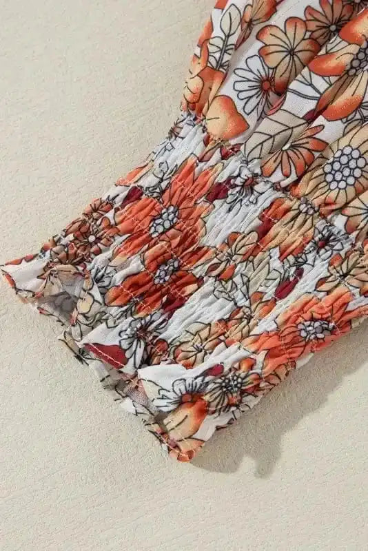 Floral Dresses Vintage Bloom Layered Dress