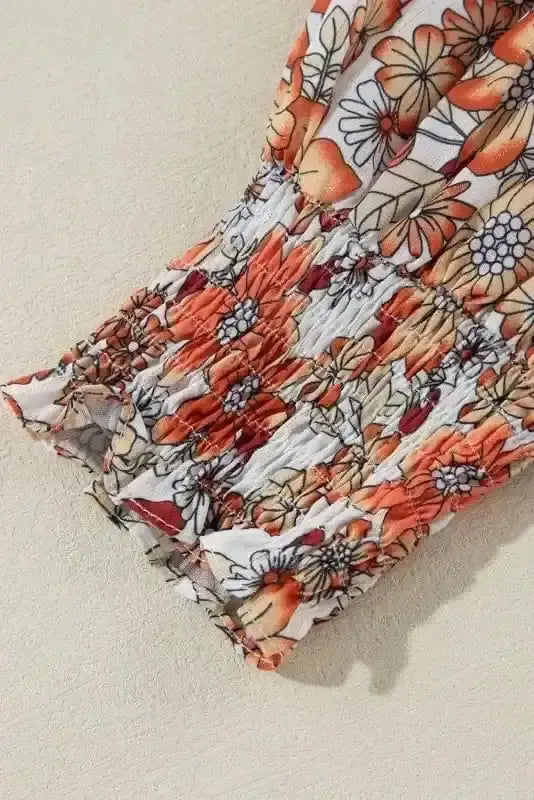 Floral Dresses Vintage Bloom Layered Dress