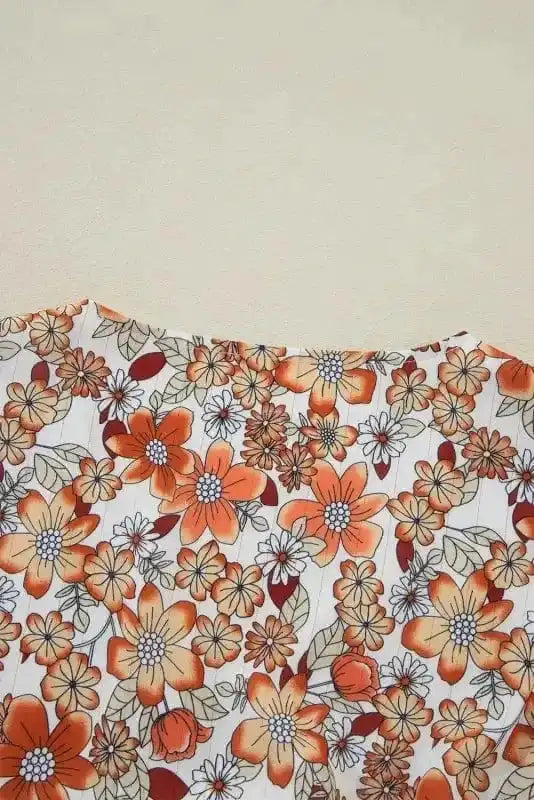 Floral Dresses Vintage Bloom Layered Dress