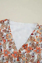 Floral Dresses Vintage Bloom Layered Dress