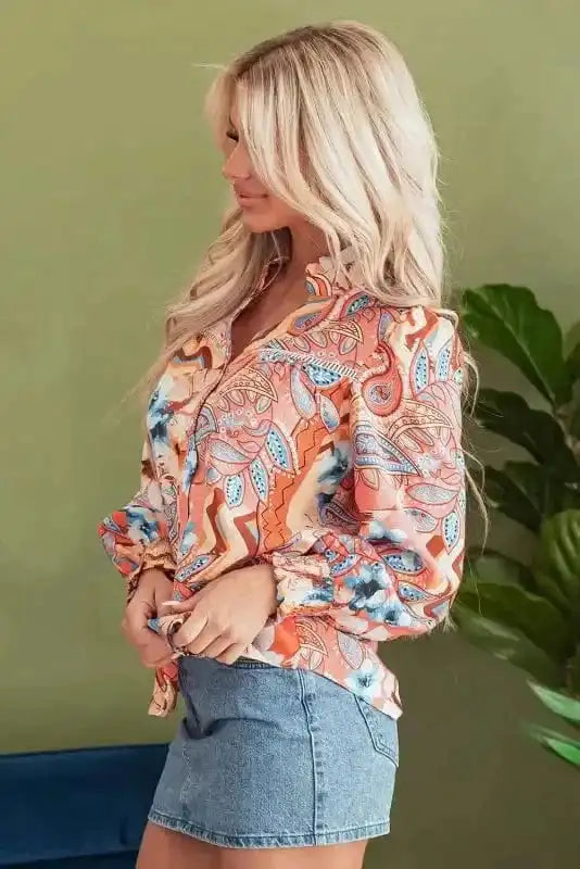 Floral Shirts Floral Sunset Loose Fit Shirt