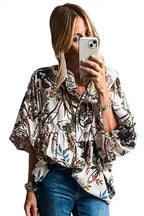 Floral Shirts Petal Puff Casual Shirt