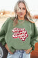 Graphic Orange Leopard Pumpkin Graphic Corded Sweatshirt