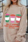Graphic Orange Leopard Pumpkin Graphic Corded Sweatshirt