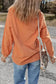 Graphic Orange Leopard Pumpkin Graphic Corded Sweatshirt