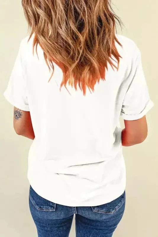 Graphic Tees Girly Pumpkin Bow T-Shirt