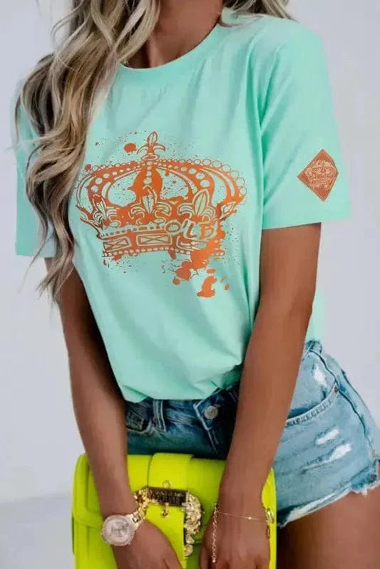 Graphic Tees Noble Crest Cotton T-Shirt