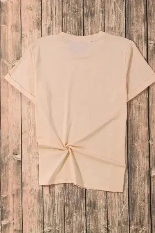 Graphic Tees PUMPKIN Leopard Bowknot T-Shirt