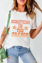 Graphic Tees SOMETHING IN THE ORANGE Graphic T-Shirt