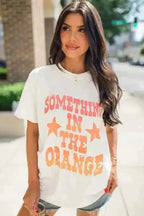 Graphic Tees SOMETHING IN THE ORANGE Graphic T-Shirt