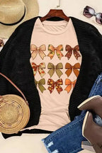 Graphic Tees Spooky Chic Bowknot Tee