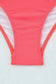 High Waist Swimsuits Scalloped Criss-Cross High Waist Bikini Set