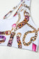 High Waisted Swimsuit Abstract Beauty Bikini