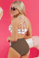 High Waisted Swimsuit Abstract Beauty Bikini