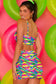 High Waisted Swimsuit Abstract High Waist Bikini Swimsuit
