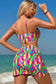 High Waisted Swimsuit Abstract High Waist Bikini Swimsuit